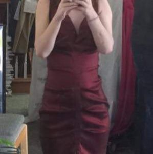 Burgundy Prom Dress